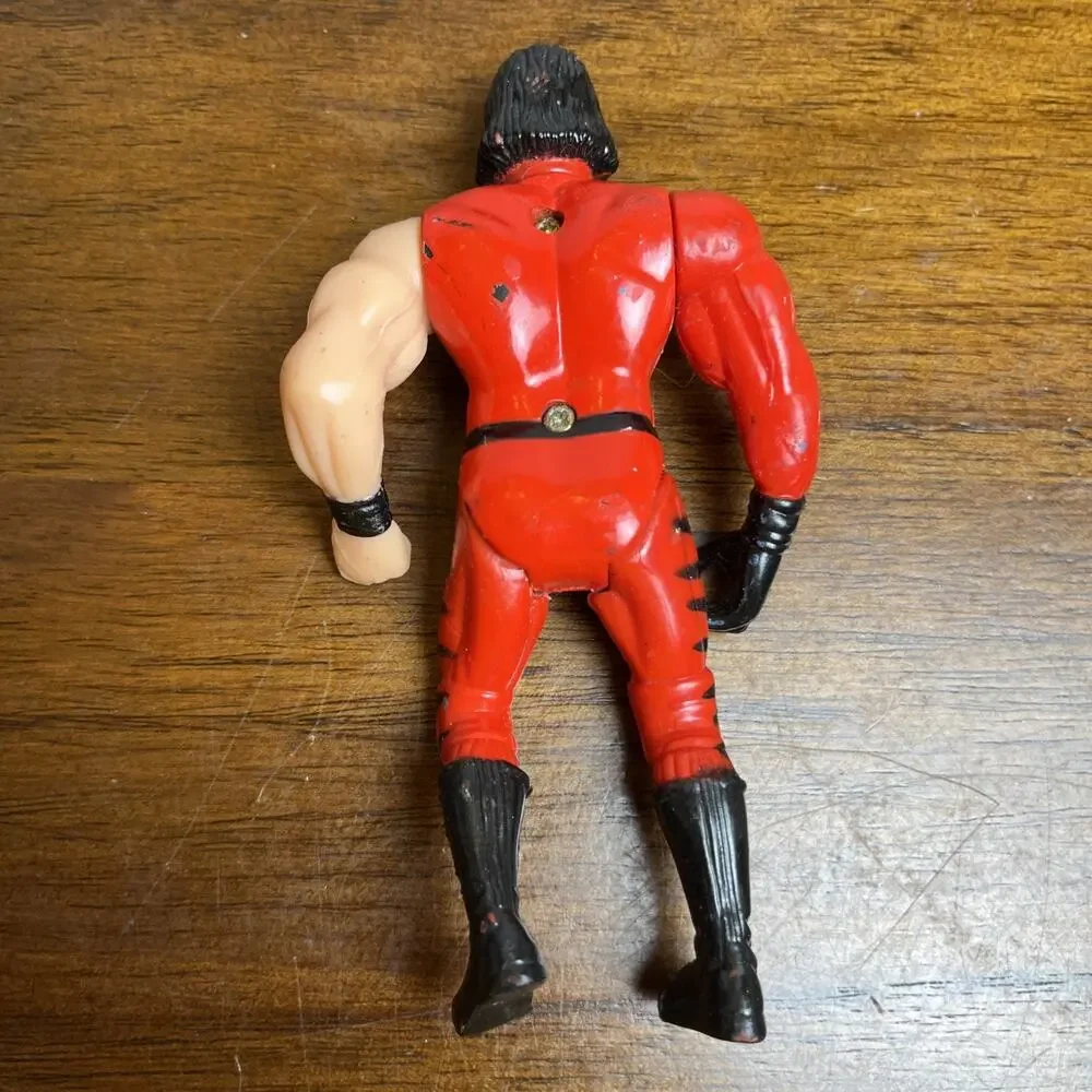 Two (2) 1990s Wrestling Figures. Used As-Is. Moveable Arms And Legs. WWE Style